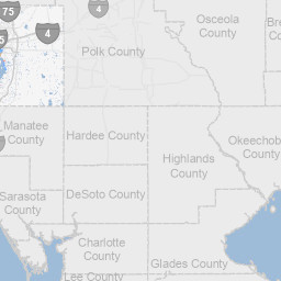 Map of Hillsborough County, Florida showing cities, highways & important  places. Check Where is Hillsborough County… in 2023